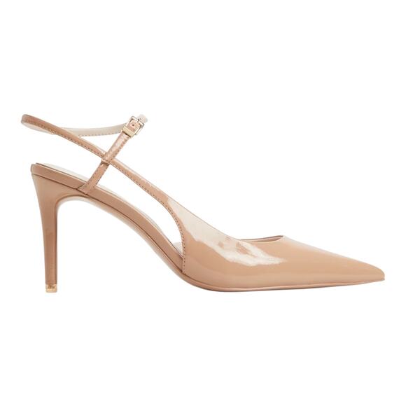 Aldo Women's Kymmberly Strappy Pointed Toe Stiletto Heel Pumps Cream Size 8 M - Picture 2 of 4